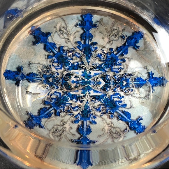 VTG Camel Ashtray Signature Blends Mellow Heavy Glass Blue Cigarette 2007 No Box - Picture 3 of 8